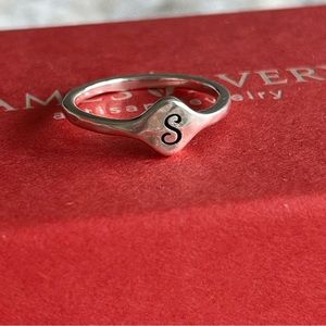 James Avery Initial Ring